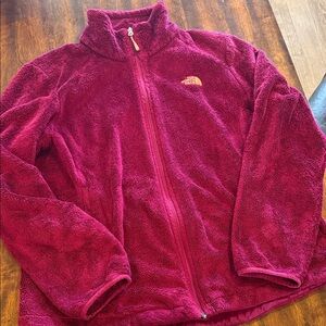 The North Face Kids Fuzzy Full-Zip Jacket - Berry